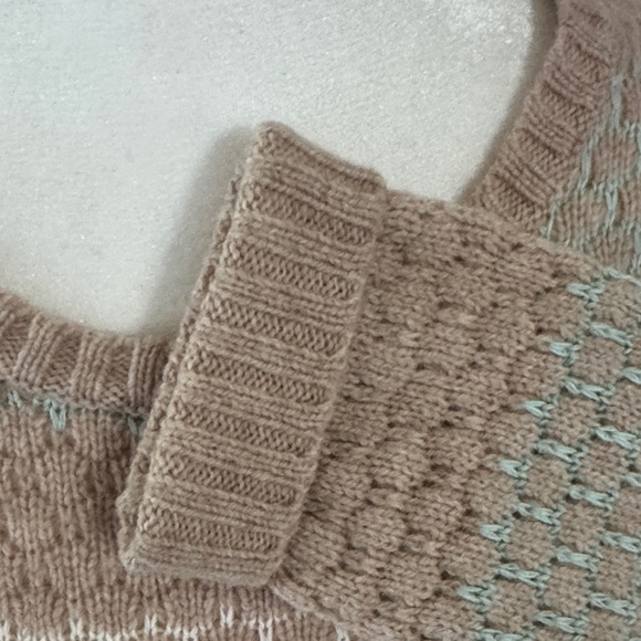 J. Crew Tan Striped Sweater - Picture 3 of 7